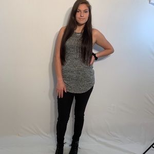 Beautiful Soft Salt and Pepper Love Tree Dress